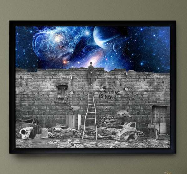 The Beginning is near Landscape Art Print