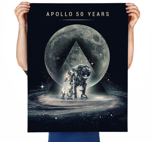 Apollo 50 Year Anniversary Art Print