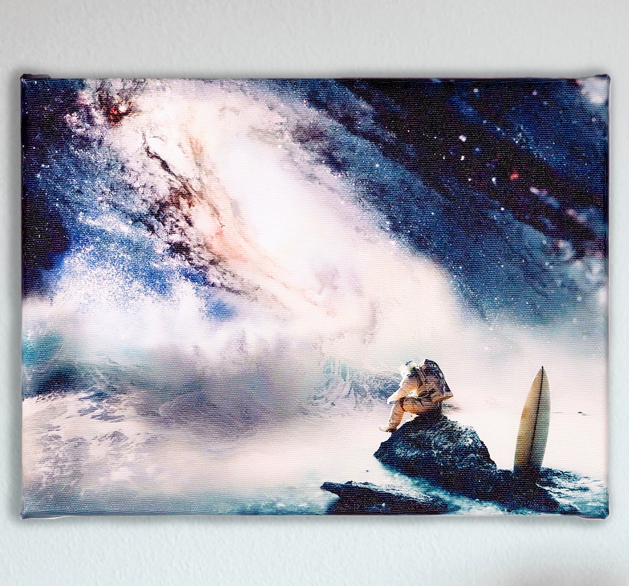 Cosmic Ocean Small Canvas Print