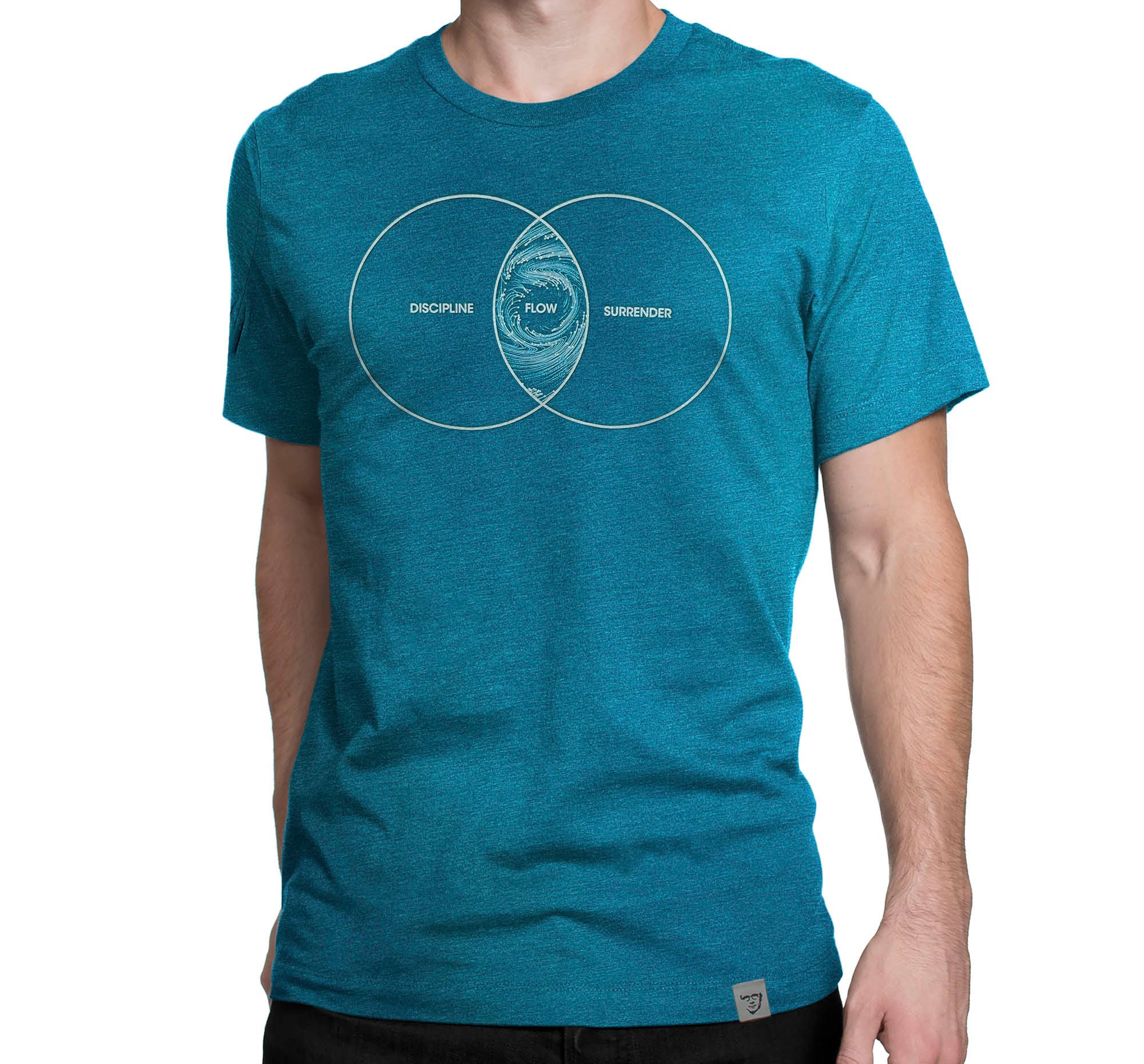 【IFYOUWANT】VIBE FLOW T-shirt FLOW_TURQHEATHERModelShot.jpg?