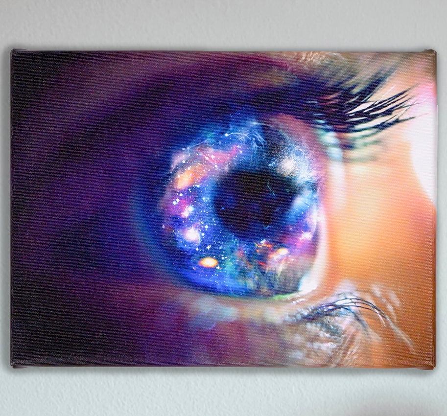 Painting a Galaxy on a Mini Canvas 