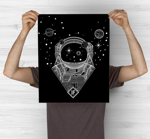 Wireframe Voyage 16" X 20" Art Print